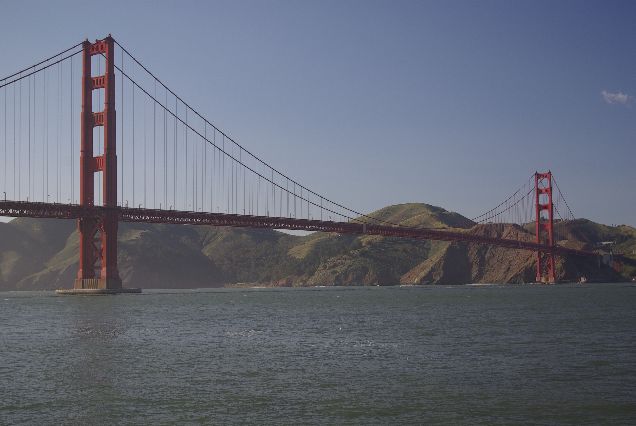 Golden Gate bridge, late afternoon Golden Gate bridge, late afternoon